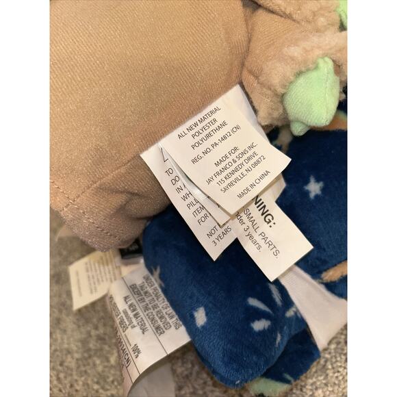 Star Wars Mandalorian Baby Yoda 3‎ Piece Travel Set With Plush NWT - Picture 5 of 8